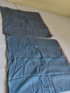 Blue Dress Material Fabric