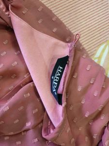 Sheer Rose Pink Polka Dot Top