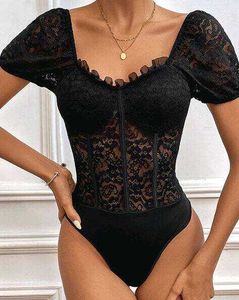 Black Lace Bodysuit