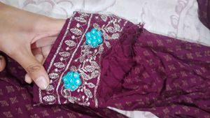 Elegant Maroon Kurta Set with Dupatta