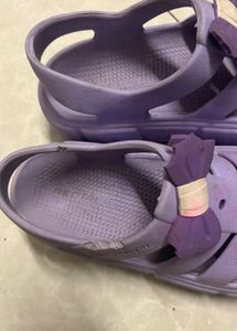 Cute Purple Sandals with Bows