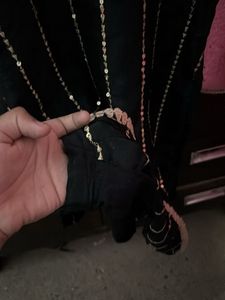 Elegant Black Sequined Kurta