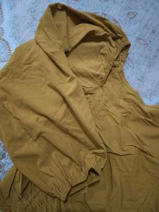 combo++2 tops ....Rusty Orange Ruched Front Top