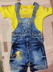 Cute Boy's Outfit - Dungree