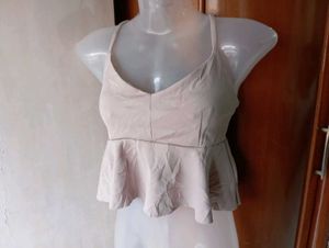 Stylish Peplum Camisole Top