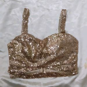 Sparkling Gold Bra