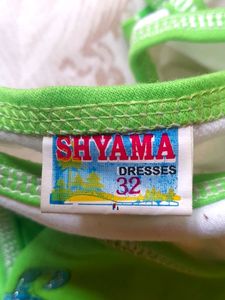 Girl Green Frock
