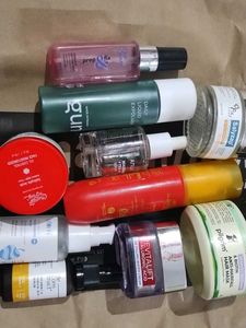 Empty Skincare Products