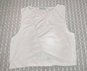 Stylish White Sleeveless Top