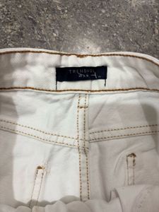Trendyol off White Straight Jeans