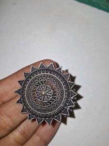 Vintage Oxidized Silver Statement Ring