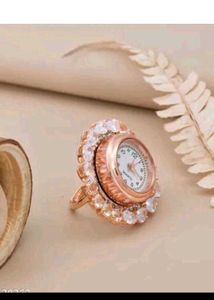Sparkling Crystal Analog Watch
