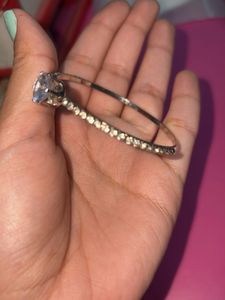 Sparkling Gemstone Bracelet + Silver Earrings