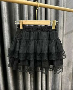 Korean Stylish Mini Net Work Skirts For Women💝