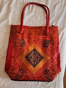 Soft Leather Tote Bag for office and daily use