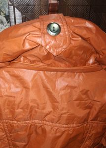 Stylish Orange Puffer Jacket