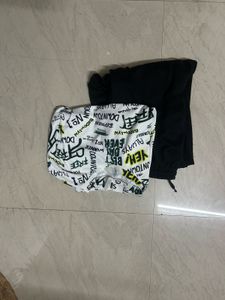 combo of Graphic Print Sweatshirt &amp; Joggers Set