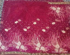 Magenta Designer Saree