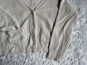 Cozy Beige Knit Cardigan