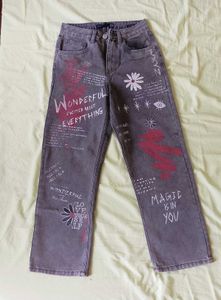 tokyo talkies graphic jeans