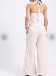 Elegant Two-Piece Linen Set