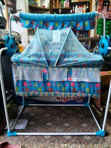 Baby Swing Cradle with Mosquito Net
