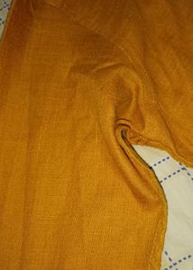 Orange Button-Down Shirt
