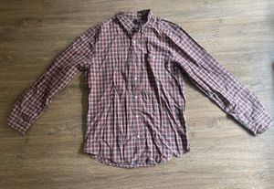 GAP Men's Plaid Classic Button-Down Shirt