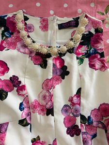 Floral Print Sleeveless Dress