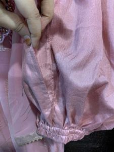 Embroidered Pink Kurta Set with Dupatta