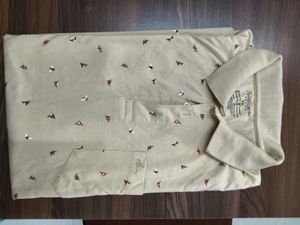 Men's Casual Printed Polo T-Shirt