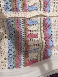 Chic Crochet &amp; Sheer Sleeve Top