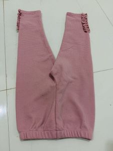 branded Pink Top &amp; Leggings Set