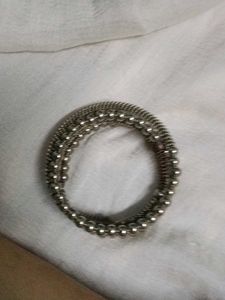 Unique Coil &amp; Bead Stackable Bracelets