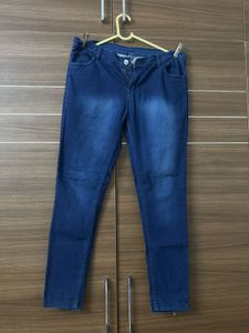 Dark Blue Denim Jeans