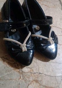 Sparkly Black Mary Jane Shoes