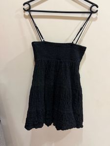 Zara Chic Black Mini Dress