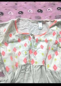 Boho Embroidered Tunic Top