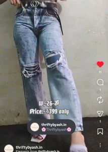 ❤️Acid Wash Distressed Denim Jeans❤️
