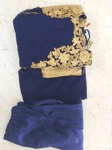 Attractive Zari Work Beautiful Looking Full Anarkalli  Long Gown With Dupatta And Silk Chudidar 💥✨🥳🎉