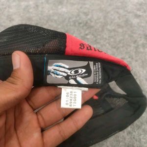 Salomon Red &amp; Black Graphic Trucker Cap