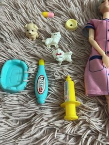 Doll Vet Play Set with Accessories