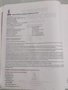 Biochemistry for Dental Students Textbook