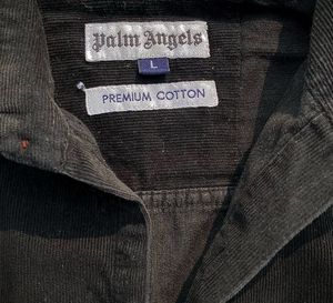 coat rise Palm Angels Black Shirt