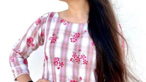 Brand New Beautiful Cotton Kurti With Back Design
