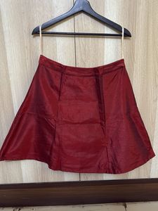 Maroon Ethnic Skirt