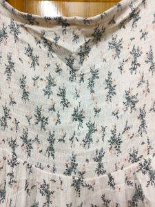 Floral Off Shoulder Midi Dress