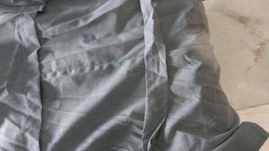 Chic Grey Trench Coat size S