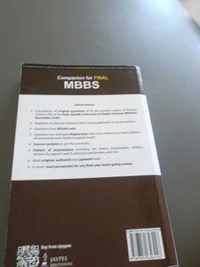 Companion for Final MBBS 16th Edition