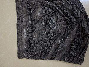 Snakeskin Print Mini Skirt